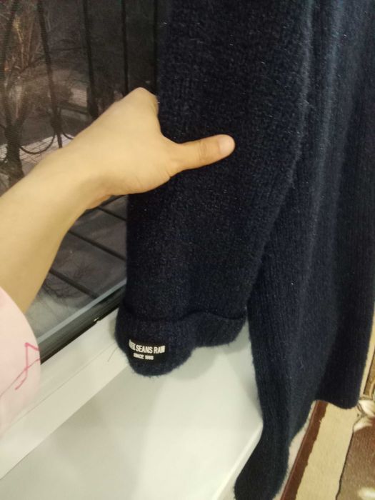 Ayollar qzlar UN modniy angorka tunika to'q ko'k