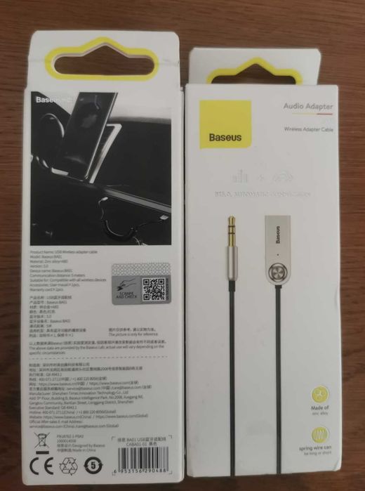 Modulator Adaptor auto Bluetooth USB jack 3.5 receiver Auxiliar