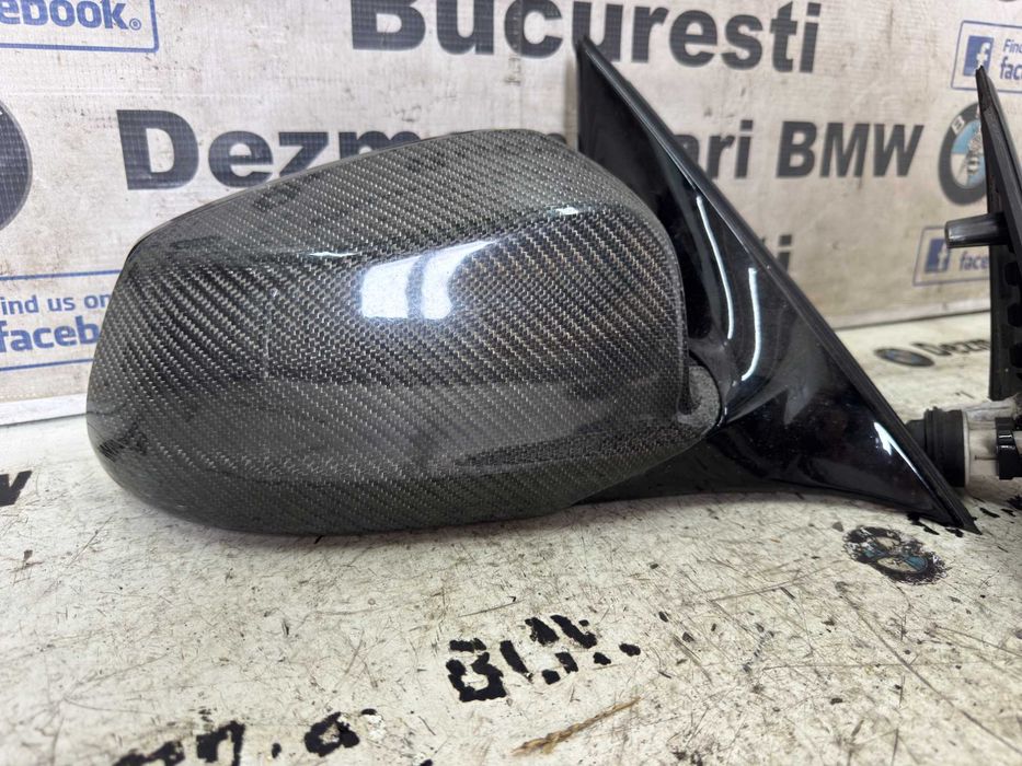 Capace oglinzi carbon stanga dreapta BMW Seria 5 6 7 F07 F10 F11 F06 F12 F13 F01 F02 F03 F04