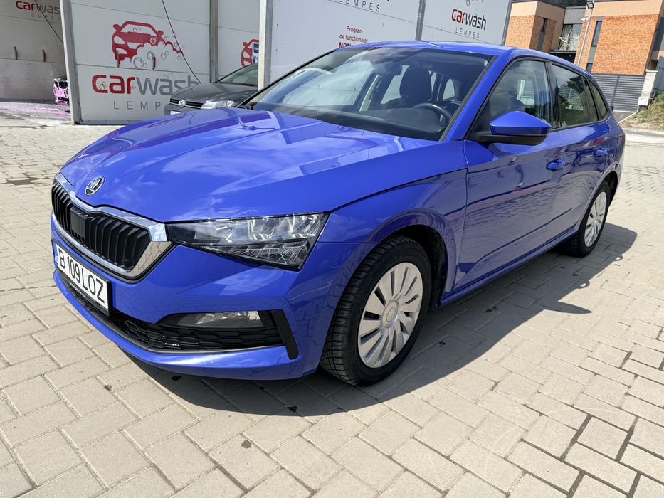 Scoda Scala Ambition 1.0 TSI ( Benzina) 114 CO EURO 6 cutie automata 7 trepte DSG Car Play Android  Lane Assist Front Assist Clima 128000 km