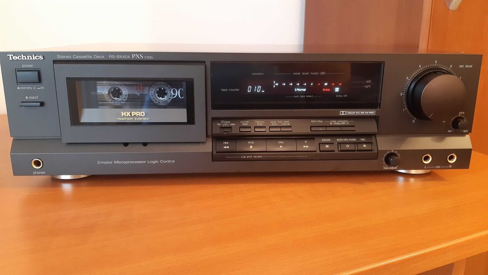 Deck TECHNICS RS BX404 PXS + casete audio BASF BONUS