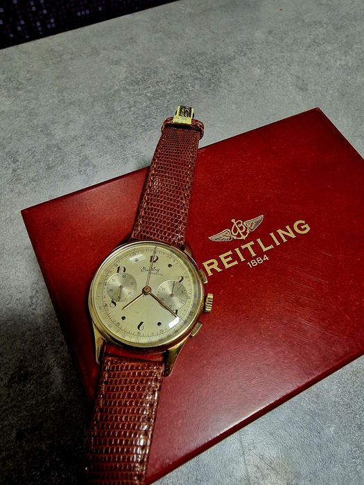 Breitling cadette, 38mm chronograph