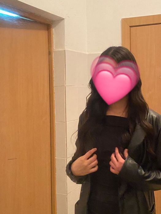 Чёрный кожаный костюм брендовый