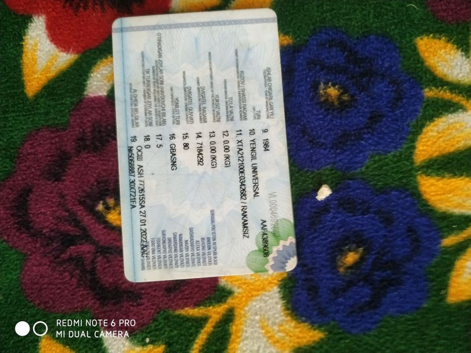 Vaz Niva xolati yaxshi