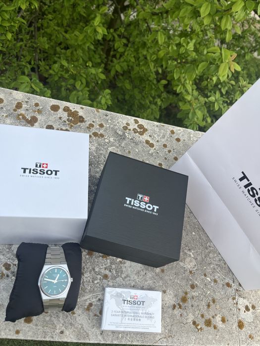Tissot PRX Quartz Green Dial 40 mm Full Box