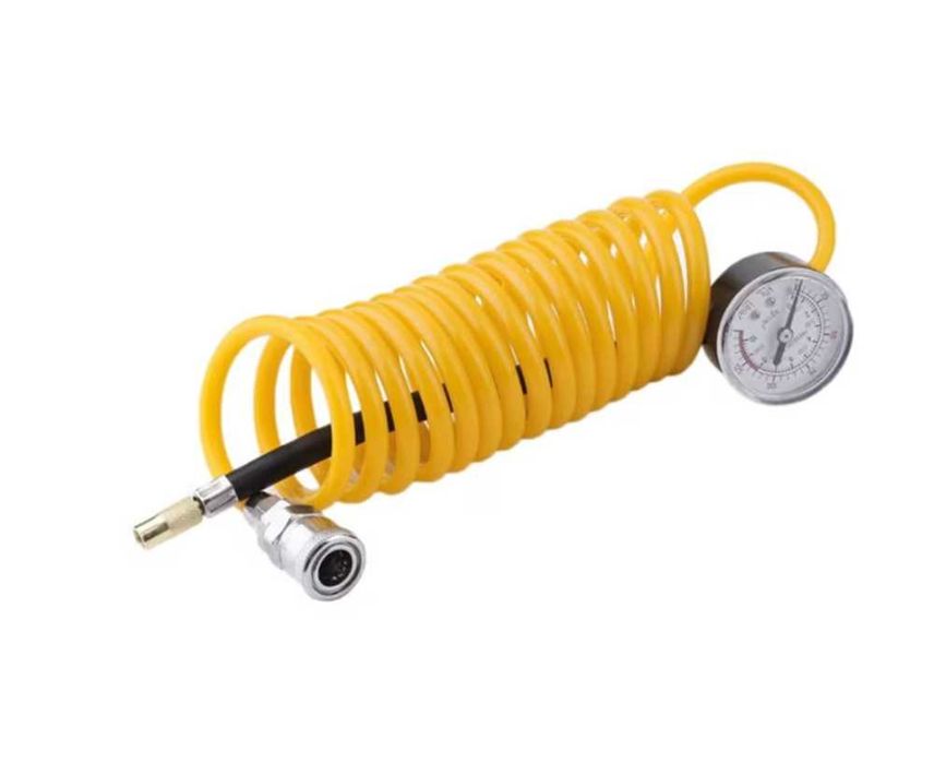Метален двуцилиндров компресор за гуми , 12V, 150PSI, 10bar