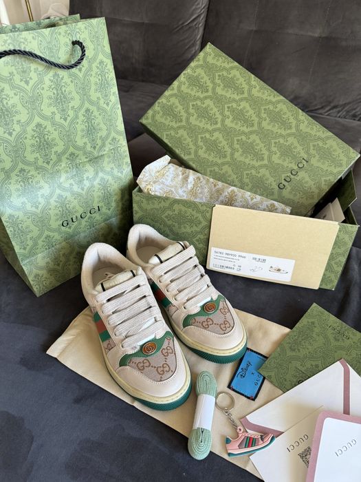 Adidasi Gucci Screener - size 36-45/Chanel/full pack/video