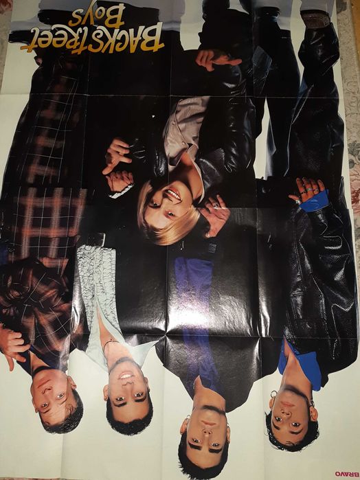 Hiper poster Kelly Family 110 cm x 80 cm verso Backstreet boys