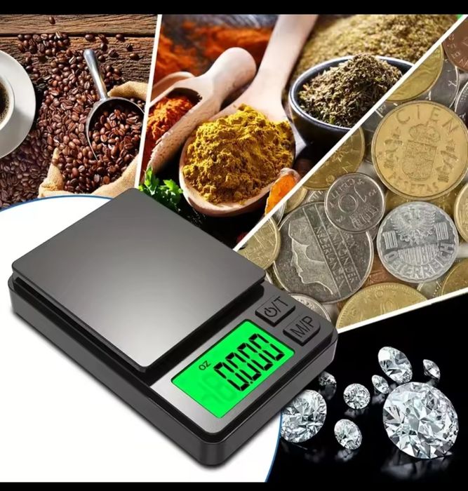 Прецизна Джобна мини Везна от 0,01гр до 1 кг /за грамове , унции, бижу
