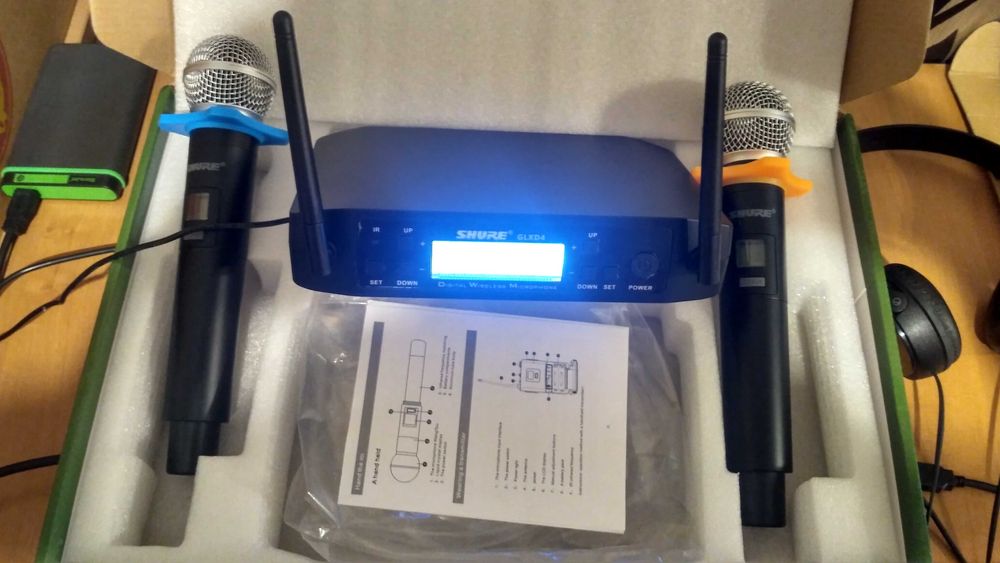 Радиомикрофон SHURE GLXD4 микрофон радиосистема ручные микрофоны