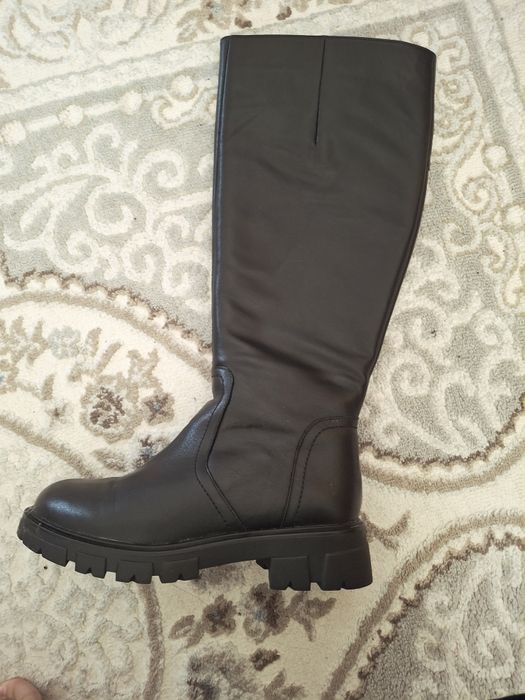 Сапоги зимние кожа