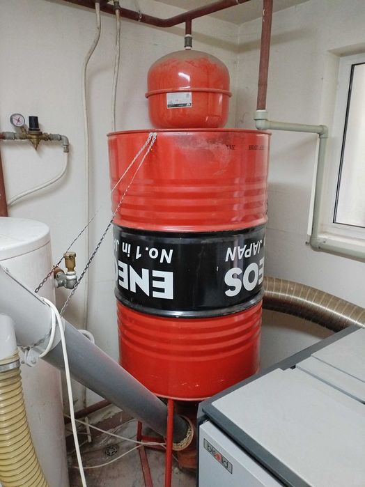 Котел на пелети Bisolid и бойлер 150л