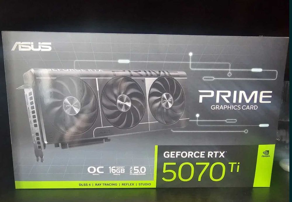 Placa video ASUS GeForce RTX 5070 Ti PRIME OC 16GB - sigilata garantie