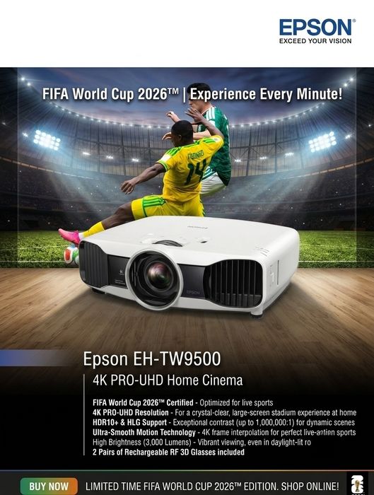 Проектор для домашнего кинотеатра Epson EH TW8100
