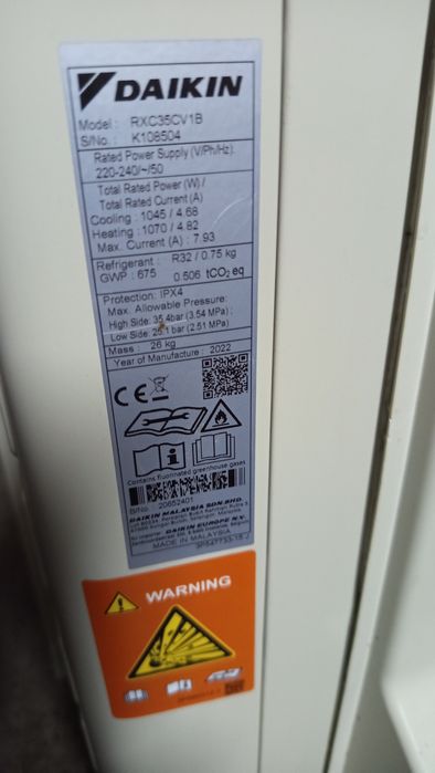 Климатик Daikin 12ка