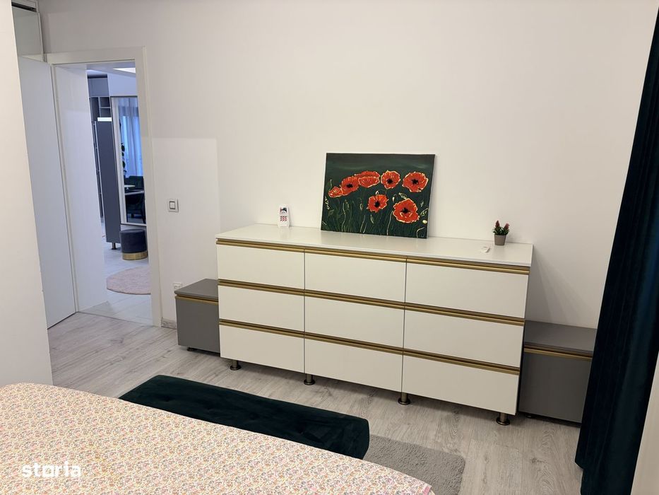 Inchiriere apartament cu 3 camere 2 bai boxa demisol Magnolia Village