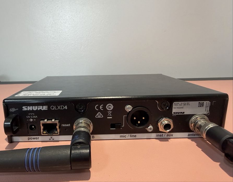 Vand Shure QLXD4 + QLXD2 Beta 58A