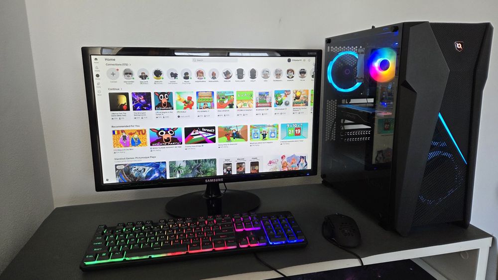 PC Gaming – i7 /12 gb/ RX 580 8GB / SSD + HDD – Sistem Complet