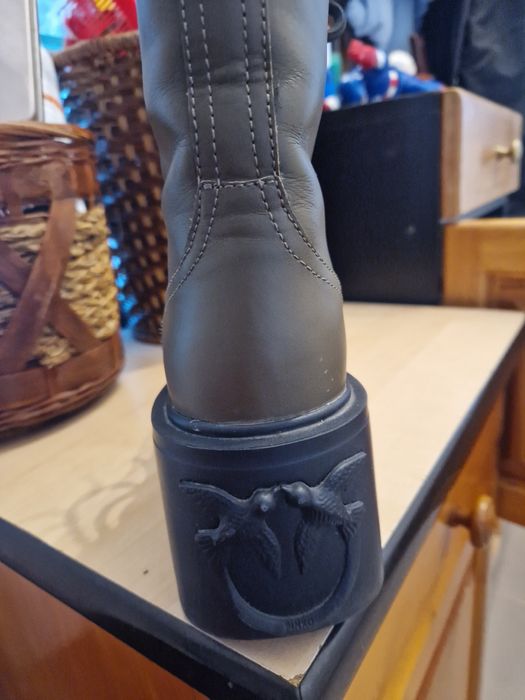 Боти pinko. Арми грийн