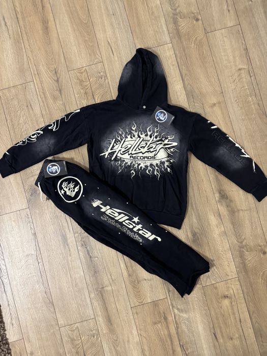Hanorac si Pantaloni Hellstar Tracksuit + geaca stussy