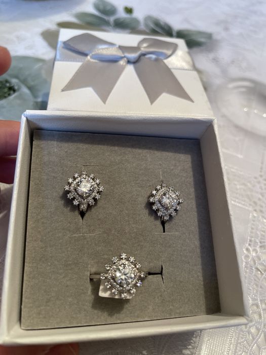 Комплект серебро женское