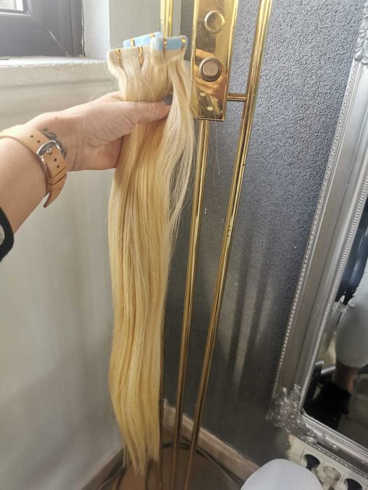 OCAZIE - Extensii din par natural, calitate superioara