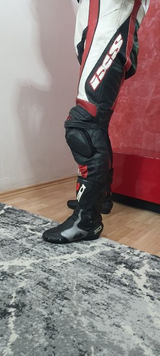 Costum combinezon moto piele IXS marimea 54