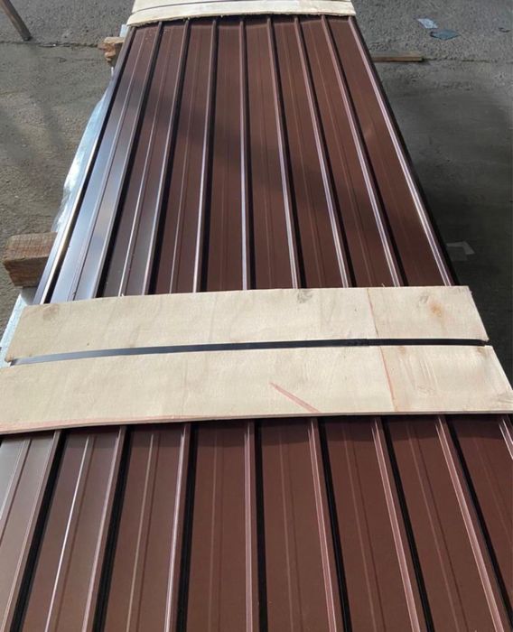 Tablă Cutată 2M Dedeman RAL 8017 maro ciocolatiu grosime 0.3mm 0.4mm