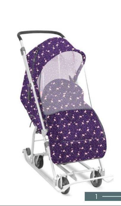 продам детский сани коляска