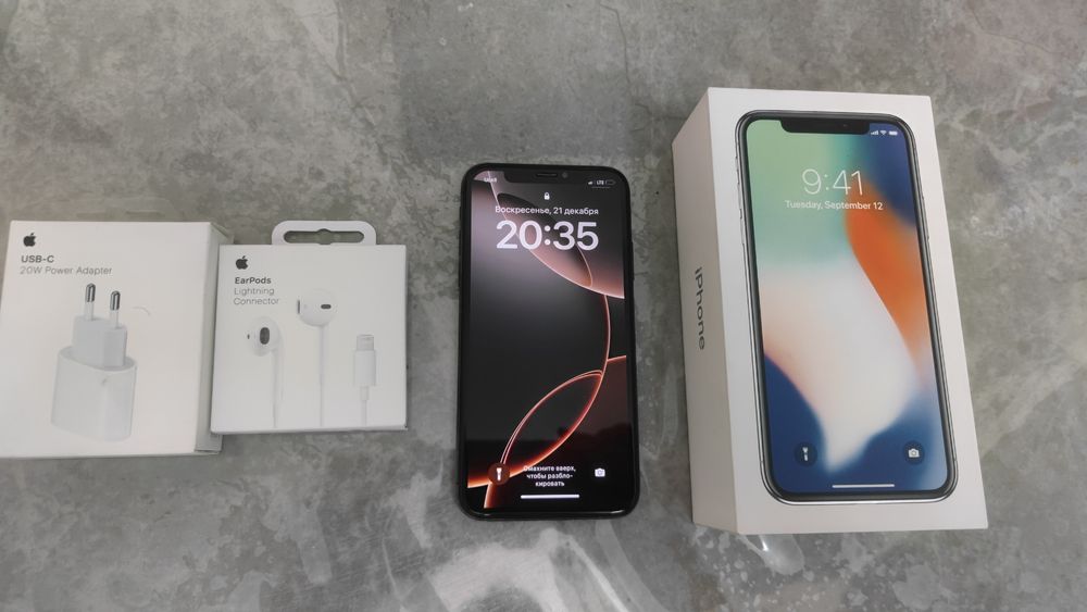 iPhone X айфон 10 ёмкость 89% родное имей регистрация есть бор BTS bor