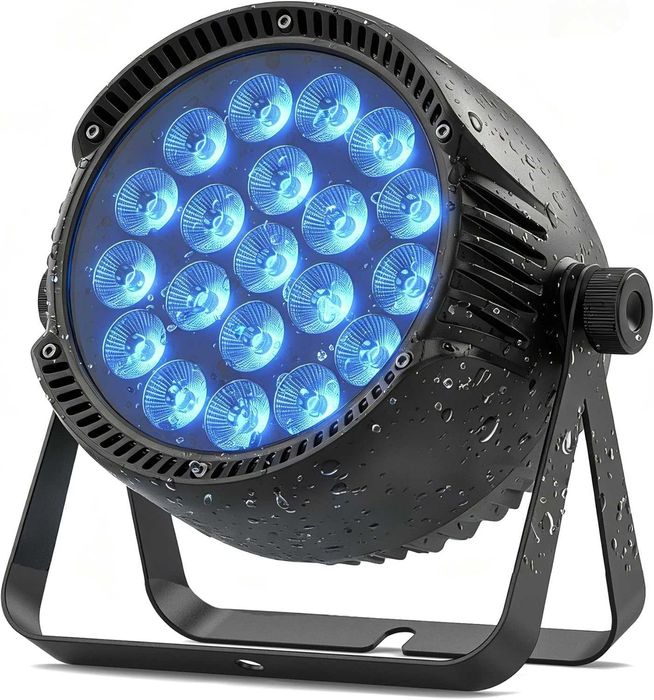 Spot Disco LED 300W, impermeabil IP65, lumină de scenă RGBW, spot LED Par, lumină disco, lumină de petrecere