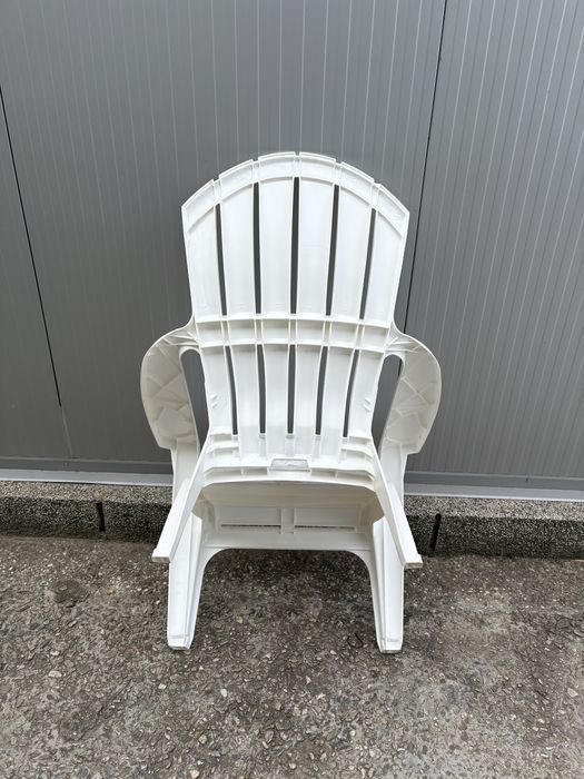 Пластмасов стол Шезлонг Бял