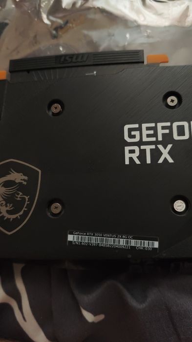 Видеокарта MSI rtx 3050