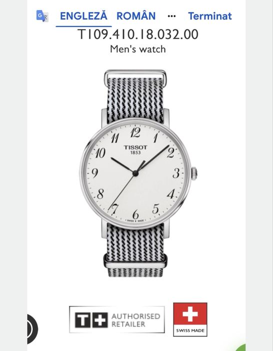 Ceas Tissot Everytime 38mm, Nou