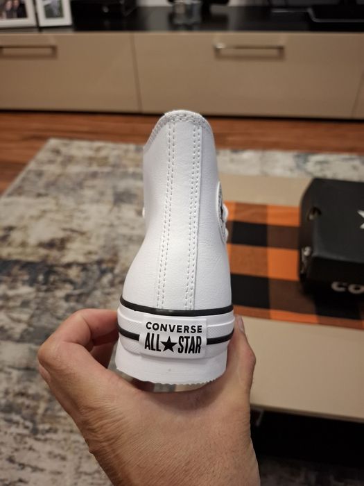 Tenisi inalti CONVERSE din piele -NOI-