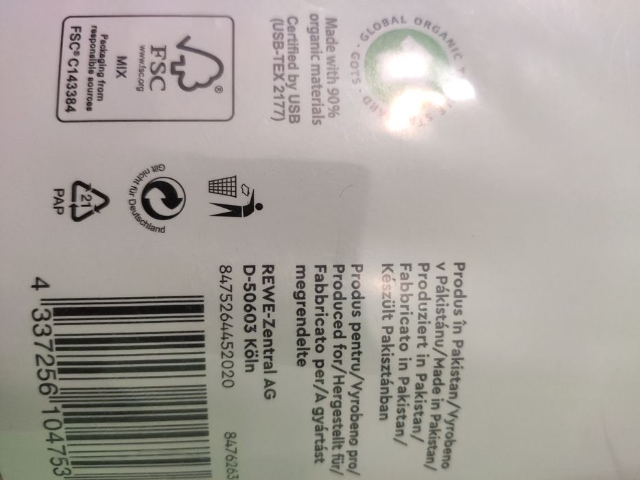 Halate de baie Vivess bumbac și bambus fabricat in Pakistan