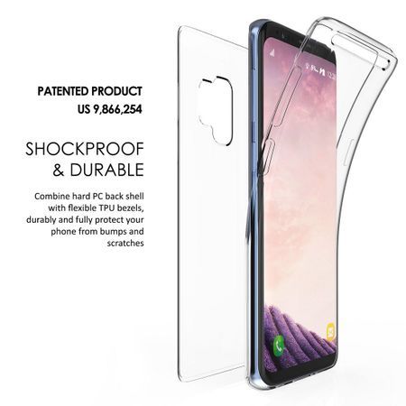 Husa pentru Samsung Galaxy S9, GloMax TPU 360, Transparent