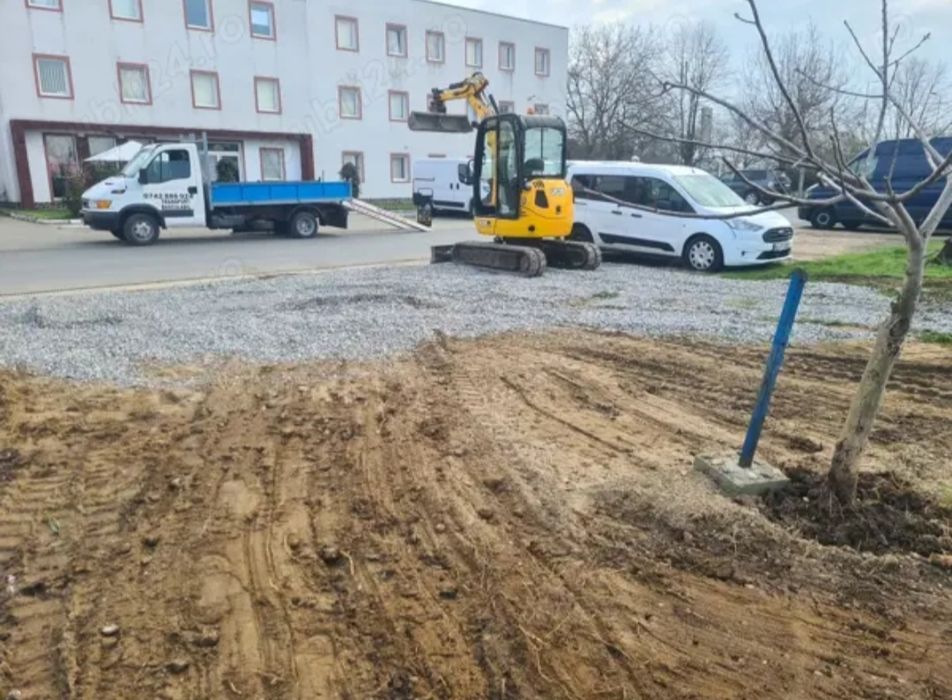 Lucrari mini-excavator ,utilaj 3t ,sapaturi,fundatie,casa,gard,apa,gaz