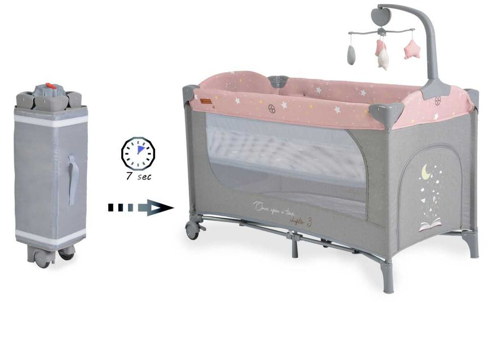 Нова преносима розова кошарка Кенгуру