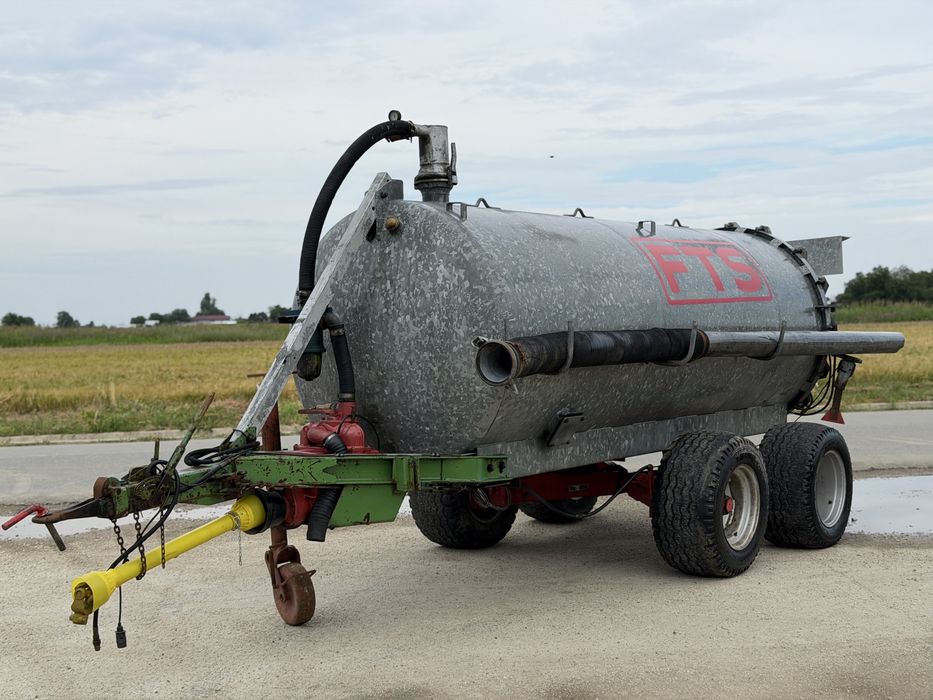 Vidanja/Cisterna 6000L FTS cu Punte Tandem Impecabila Import Germania Pompa Ca Noua