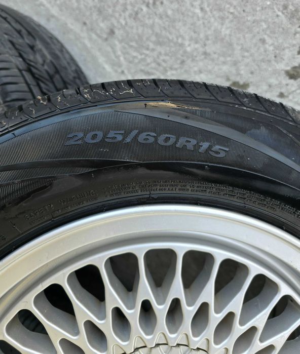 Оригинални Алуминиеви джанти с гуми 5×120 /15"/205.60.15 (Е36)