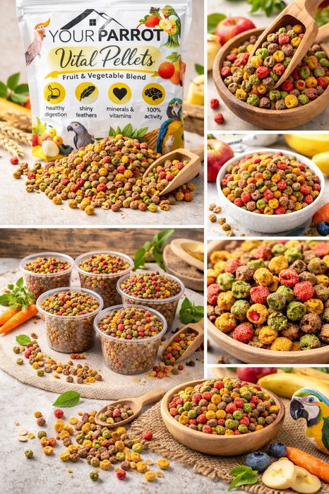 Гранулированный корм для попугаев Your Parrot – Vital Pellets