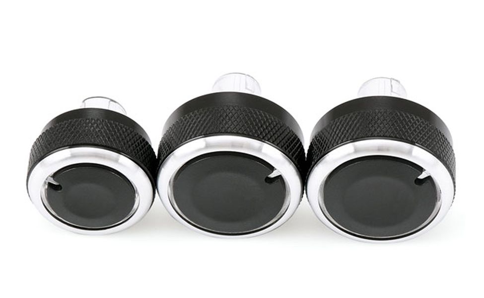 Butoane metalice rotunde aer A/C - VW Golf 5, Passat B6; Octavia 2 etc