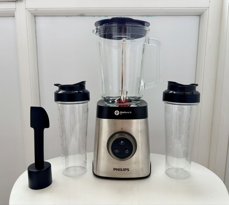 Blender Philips HR3655 ProBlend 6 3D + 2 recipiente smoothie on-the-go
