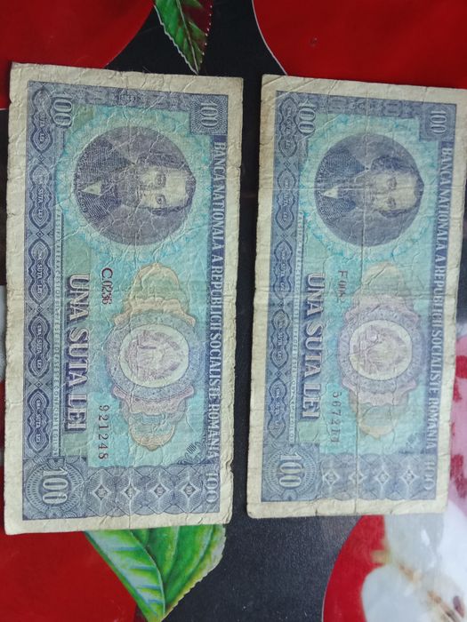 Bancnote vechi de una sută lei