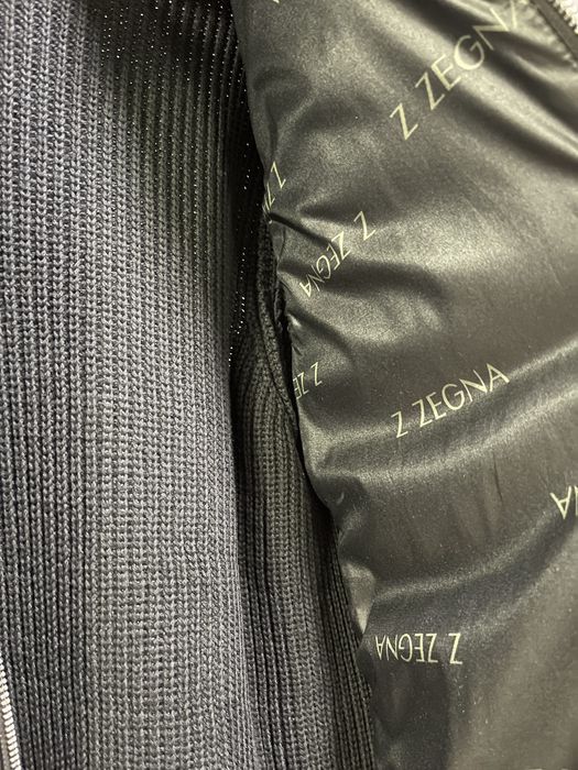 Zegna яке с плетени ръкави