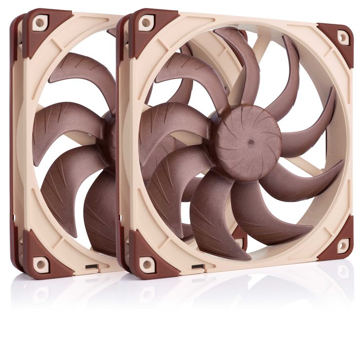 Vand patru ventilatoare de carcasa PC, Noctua de 140mm, #1 mondial la performanta si silentiozitate! Noi. NF-A14x25 G2 PWM Sx2-PP
