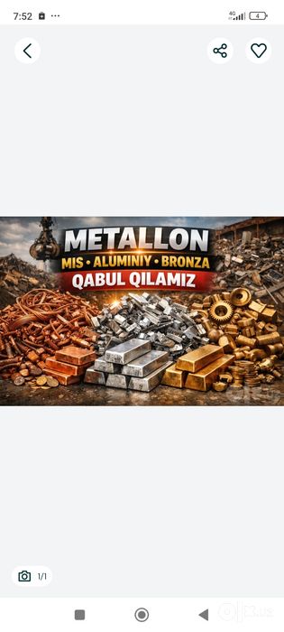 Metallom olamiz 24/7 Тошкент буйлаб 

Металлом
Салафан
Пластик
Макалат