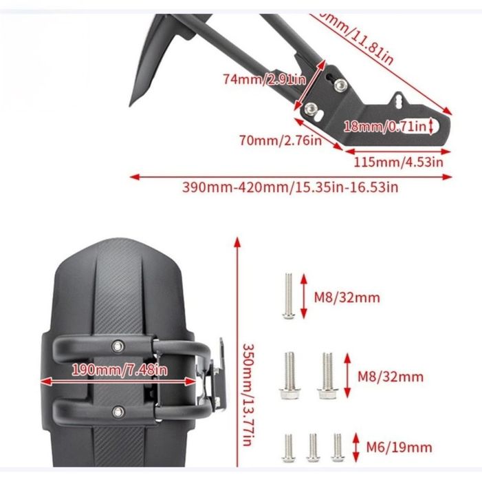 Aripa aparatoare noroi yamaha