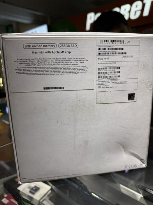 Mac mini на M1 256gb